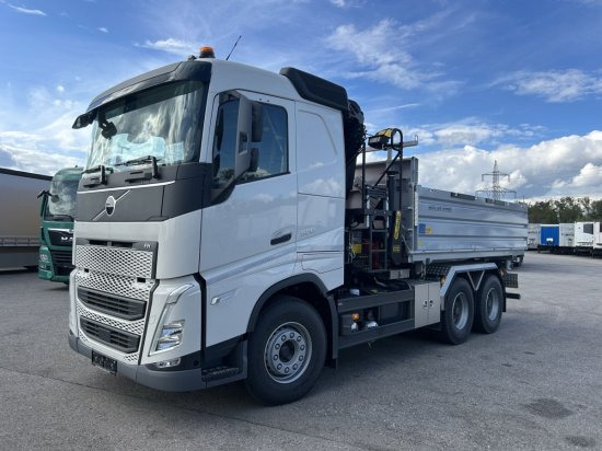 Volvo FH 500 3-Seiten Meiller Kipper mit Palfinger PK22002EH, Retarder, - Camión volquete: foto 1 Volvo FH 500 3-Seiten Meiller Kipper mit Palfinger PK22002EH, Retarder, - Camión volquete: foto 1