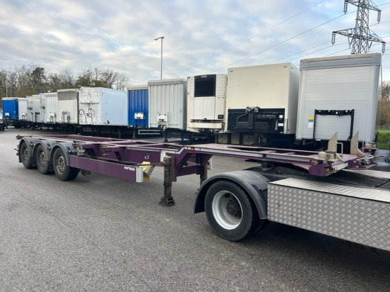 Web Trailer LPRS24 Heckschieber 1x20 ft 2x20 ft 1x40 ft 3 Stück - Semirremolque portacontenedore/ Intercambiable: foto 3 Web Trailer LPRS24 Heckschieber 1x20 ft 2x20 ft 1x40 ft 3 Stück - Semirremolque portacontenedore/ Intercambiable: foto 3
