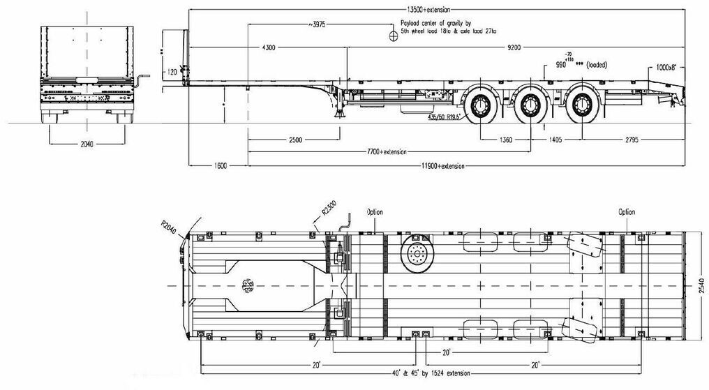 Faymonville MAX Trailer 3-Achs-Mega-Tele-Plateau-Auflieger  - Semirremolque góndola rebajadas: foto 4 Faymonville MAX Trailer 3-Achs-Mega-Tele-Plateau-Auflieger  - Semirremolque góndola rebajadas: foto 4