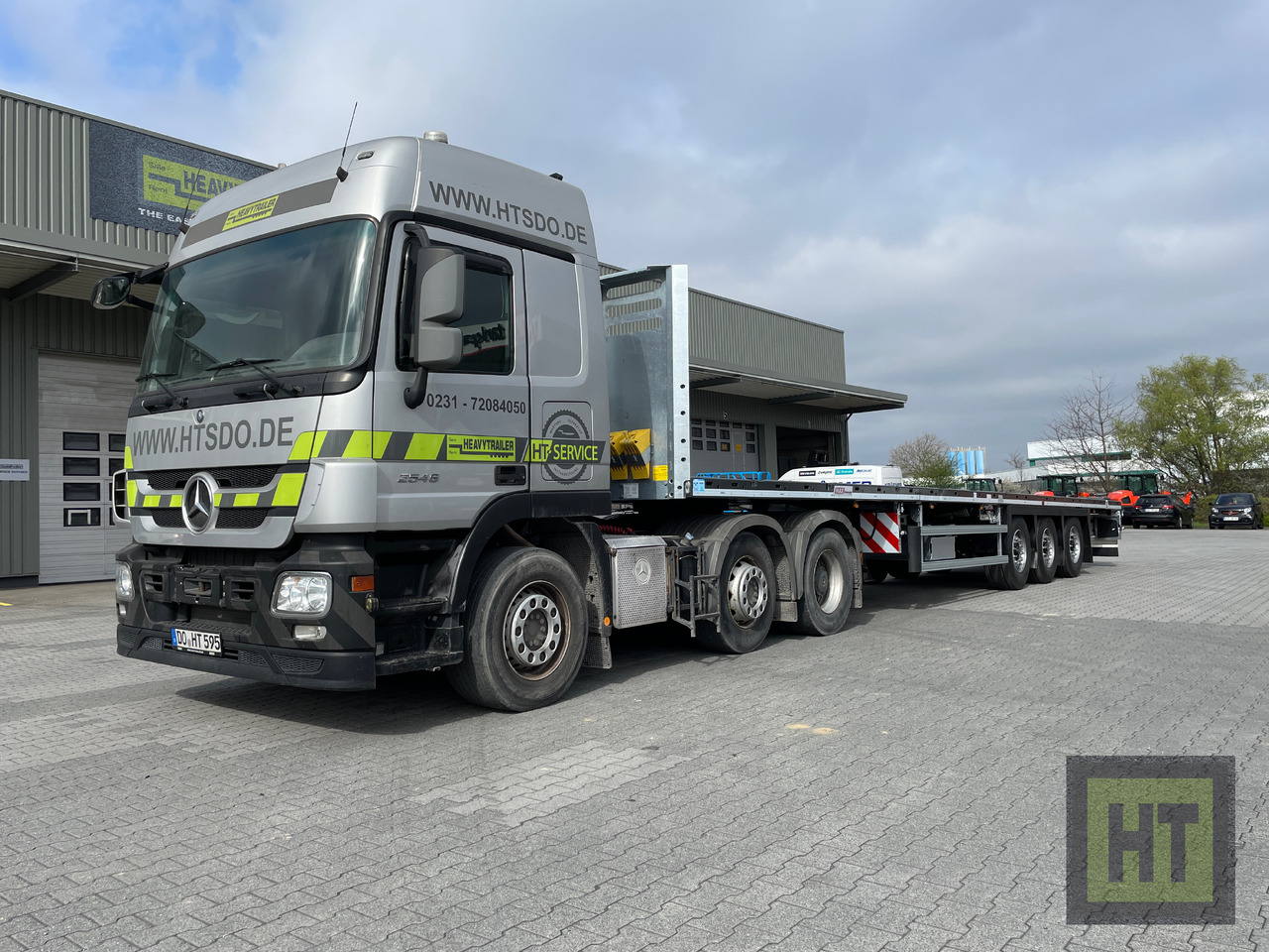 Faymonville MAX Trailer 3-Achs-Tele-Plateau-nachlaufgelenkt - Semirremolque plataforma/ Caja abierta: foto 2 Faymonville MAX Trailer 3-Achs-Tele-Plateau-nachlaufgelenkt - Semirremolque plataforma/ Caja abierta: foto 2