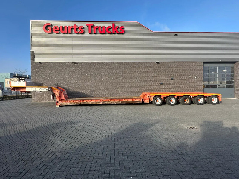 Nooteboom EURO-100-05 DIEPLADER / TIEFLADER / LOW LOADER MET HYDRAULISCH VERING EN STUURASSEN - Semirremolque góndola rebajadas: foto 1 Nooteboom EURO-100-05 DIEPLADER / TIEFLADER / LOW LOADER MET HYDRAULISCH VERING EN STUURASSEN - Semirremolque góndola rebajadas: foto 1