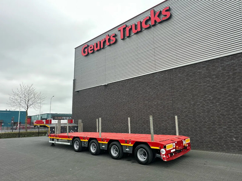 SCHEUERLE EUROAXLE 1T4 4 ASSER UITSCHUIFBARE SEMIE MET 12 TONS HYDRAULICHE EURO ASSEN HYDRAULICH GESTUURD SEMI-DIEPLADER / TIEFLADER / LO - Semirremolque góndola rebajadas: foto 3 SCHEUERLE EUROAXLE 1T4 4 ASSER UITSCHUIFBARE SEMIE MET 12 TONS HYDRAULICHE EURO ASSEN HYDRAULICH GESTUURD SEMI-DIEPLADER / TIEFLADER / LO - Semirremolque góndola rebajadas: foto 3