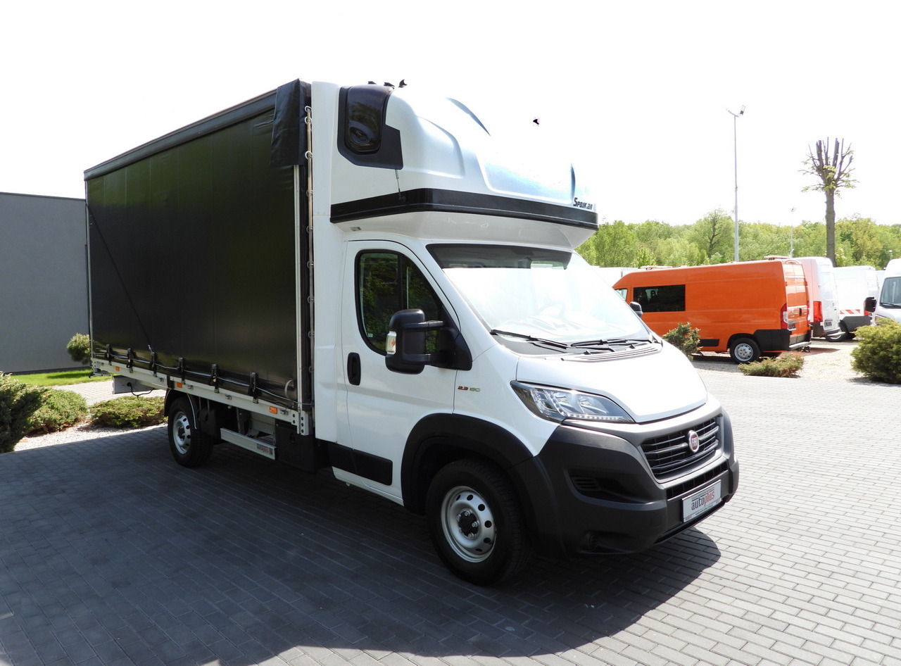 FIAT DUCATO TARPAULIN 10 PALLETS WEBASTO CRUISE CONTROL AIR CONDITIONING LED LIGHTS PNEUMATICS  160HP - Furgoneta con lona: foto 4 FIAT DUCATO TARPAULIN 10 PALLETS WEBASTO CRUISE CONTROL AIR CONDITIONING LED LIGHTS PNEUMATICS  160HP - Furgoneta con lona: foto 4