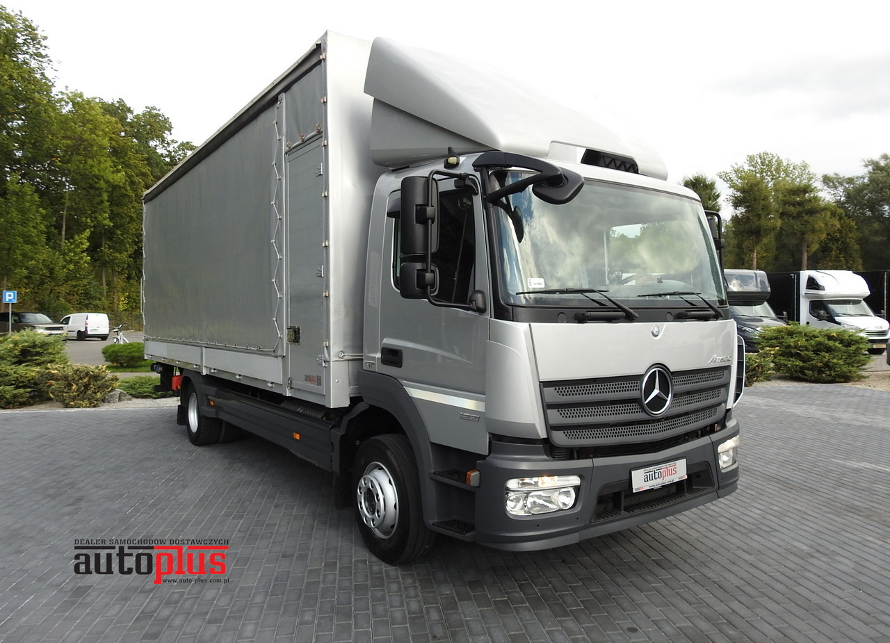 MERCEDES ATEGO 1221 TARPAULIN LIFT 16 PALLETS WEBASTO AIR CONDITIONING PNEUMATICS TWIN WHEELS  230HP - Furgoneta con lona: foto 1 MERCEDES ATEGO 1221 TARPAULIN LIFT 16 PALLETS WEBASTO AIR CONDITIONING PNEUMATICS TWIN WHEELS  230HP - Furgoneta con lona: foto 1