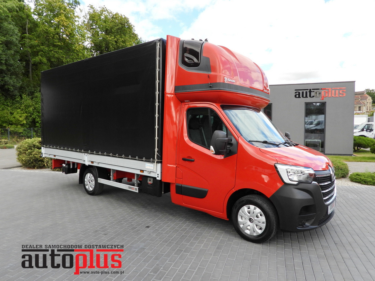 Furgoneta con lona RENAULT MASTER TARPAULIN 10 PALLETS WEBASTO CRUISE CONTROL LED LIGHTS AIR CONDITIONING 165HP: foto 1