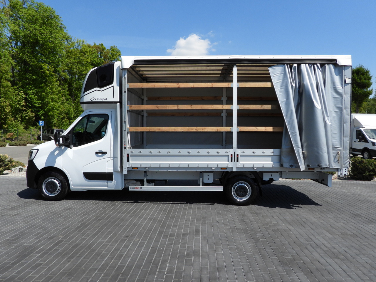 Furgoneta con lona RENAULT MASTER  TARPAULIN 10 PALLETS WEBASTO CRUISE CONTROL LED LIGHTS PNEUMATICS AIR CONDITIONING  165HP: foto 8