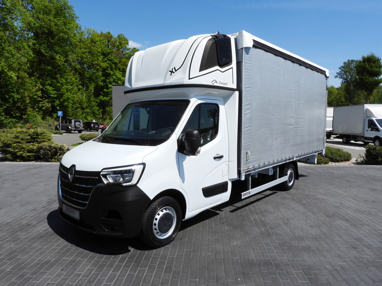 Furgoneta con lona RENAULT MASTER  TARPAULIN 10 PALLETS WEBASTO CRUISE CONTROL LED LIGHTS PNEUMATICS AIR CONDITIONING  165HP: foto 29