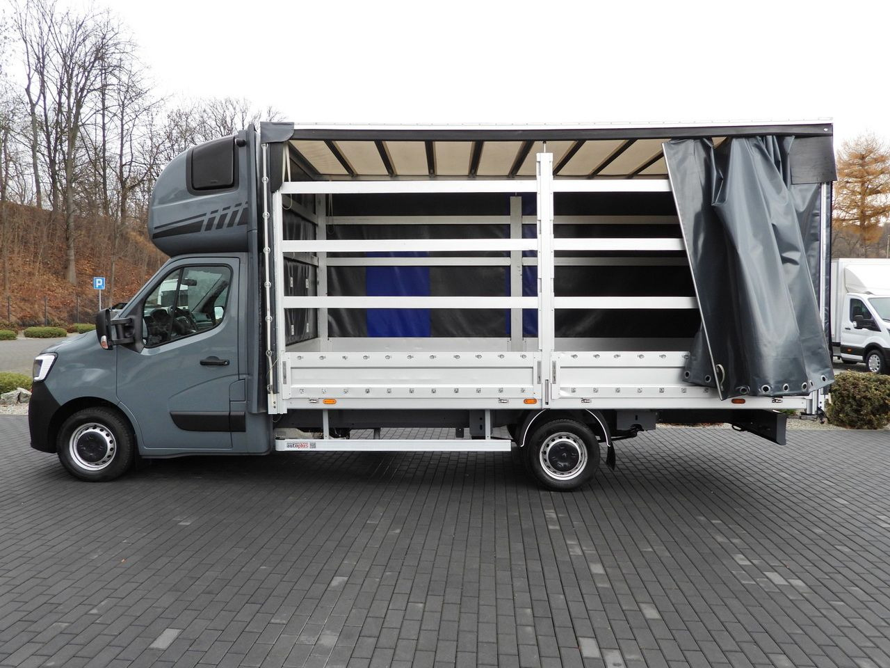 Furgoneta con lona RENAULT MASTER TARPAULIN 10 PALLETS WEBASTO CRUISE CONTROL LED LIGHTS PNEUMATICS AIR CONDITIONING  165HP: foto 8