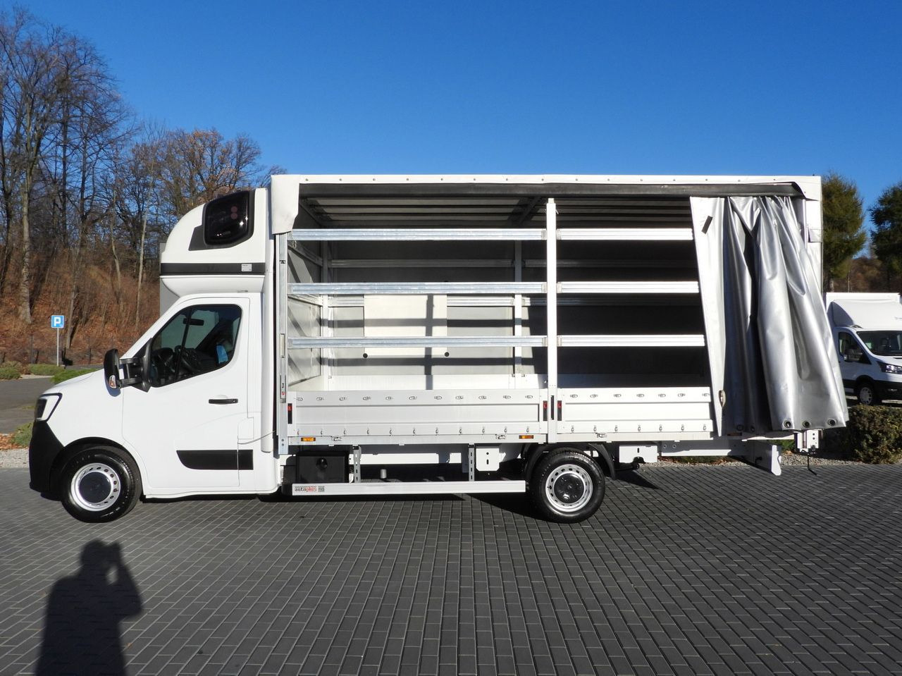Furgoneta con lona RENAULT MASTER TARPAULIN 10 PALLETS WEBASTO CRUISE CONTROL LED LIGHTS PNEUMATICS AIR CONDITIONING  165HP: foto 8