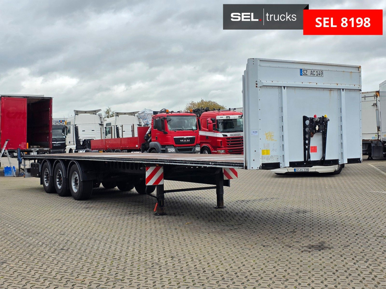 Berger SAPL24 / 4.290 kg !!!! - Semirremolque plataforma/ Caja abierta: foto 3 Berger SAPL24 / 4.290 kg !!!! - Semirremolque plataforma/ Caja abierta: foto 3