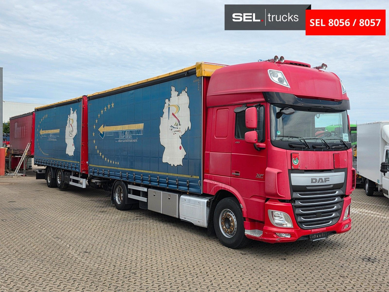 DAF XF 410 / ZF Intarder / Durchladezug - Camión lona: foto 3 DAF XF 410 / ZF Intarder / Durchladezug - Camión lona: foto 3