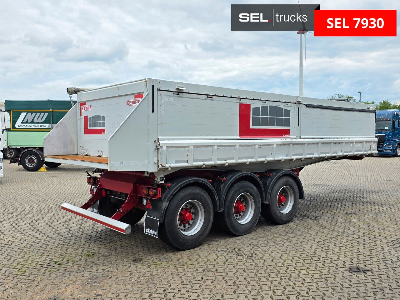Kempf SK35/3 / 2 Seiten Kipper / Pendelplappe rechts ! - Semirremolque volquete: foto 5 Kempf SK35/3 / 2 Seiten Kipper / Pendelplappe rechts ! - Semirremolque volquete: foto 5