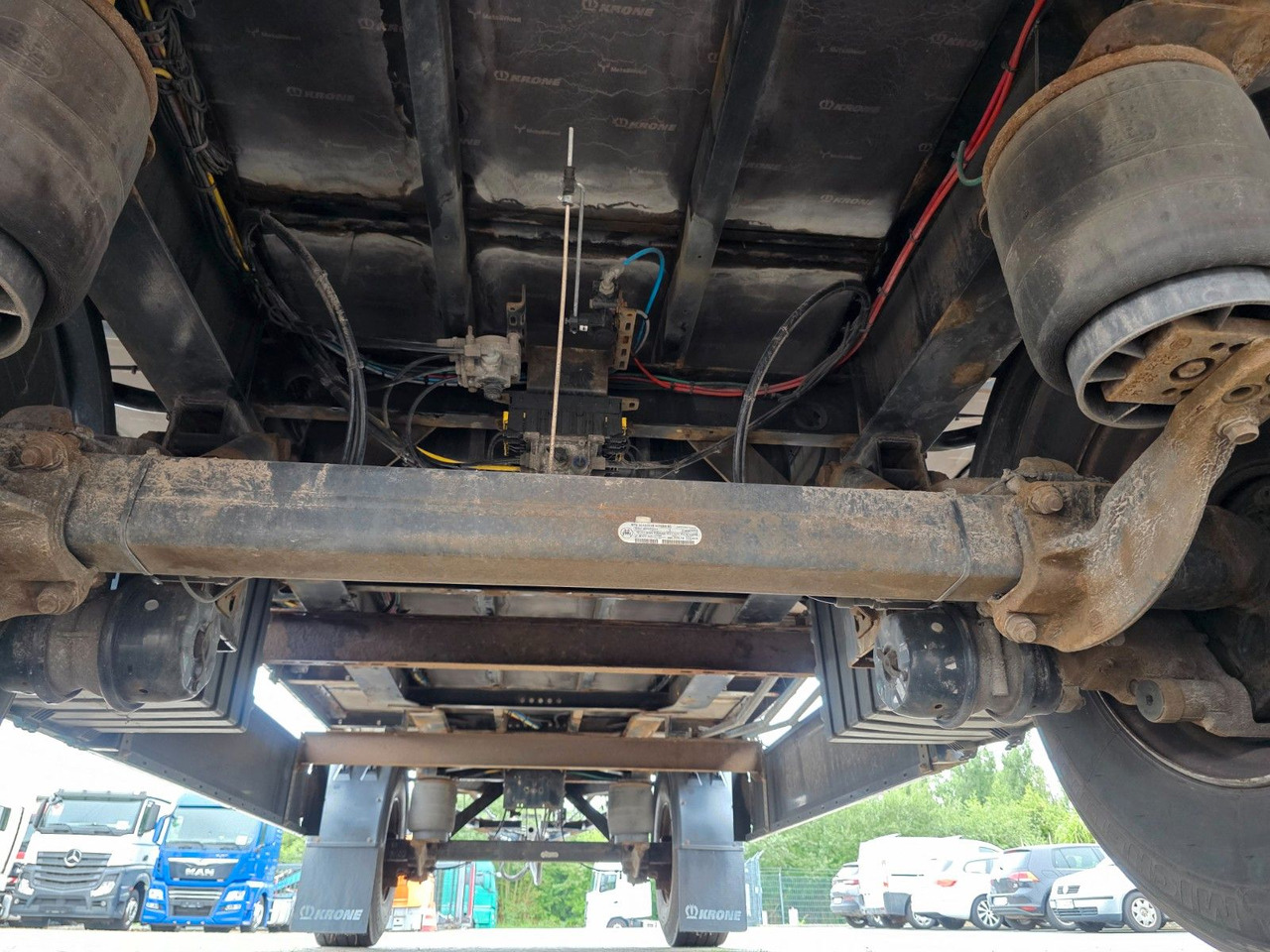 Remolque plataforma/ Caja abierta Krone AZ / Baustoff: foto 16