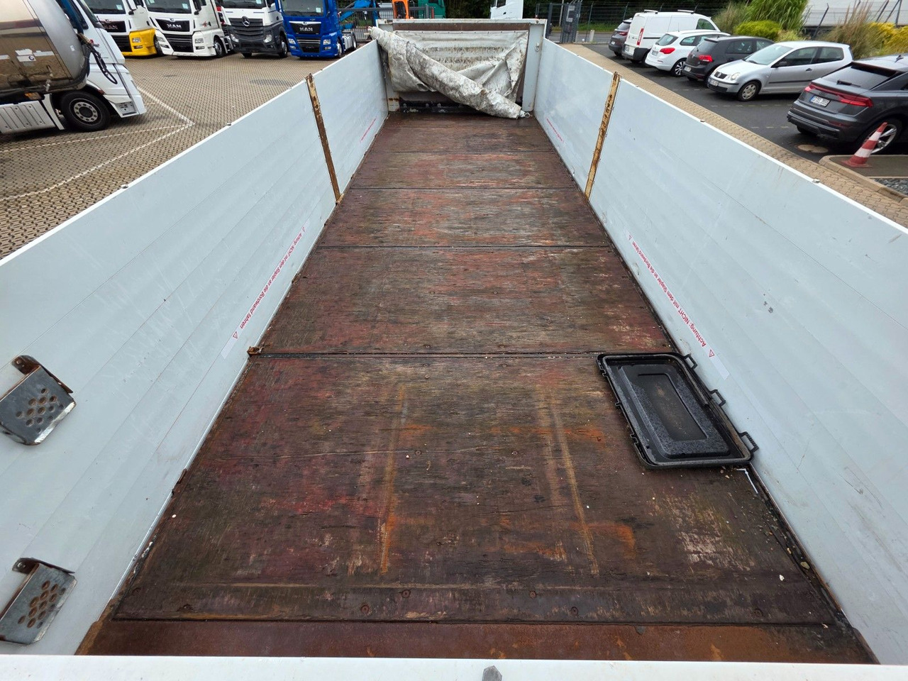 Remolque plataforma/ Caja abierta Krone AZ / Baustoff: foto 17