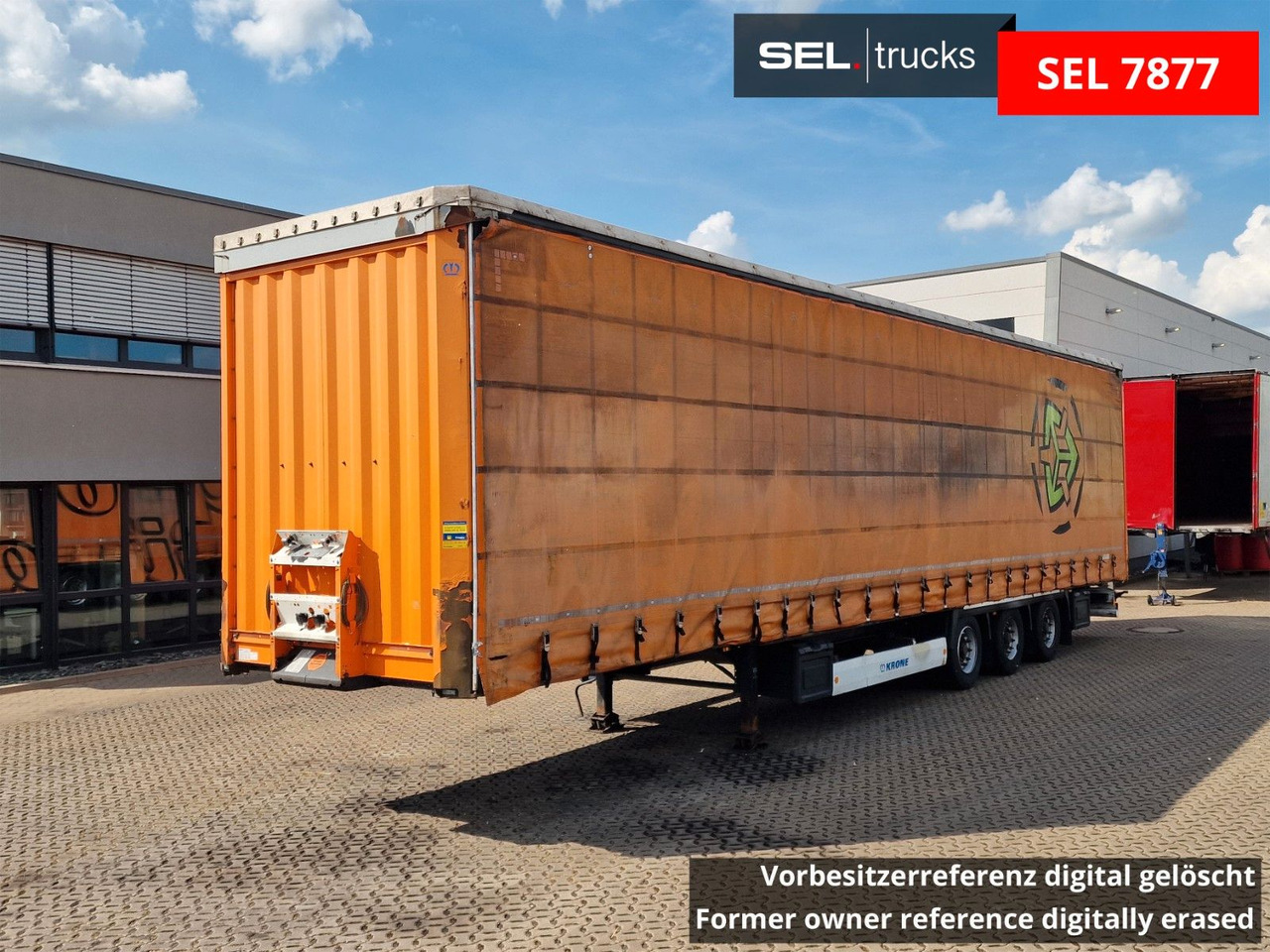 Krone SD / Hubdach / EDSCHA / Mega - Semirremolque lona: foto 1 Krone SD / Hubdach / EDSCHA / Mega - Semirremolque lona: foto 1