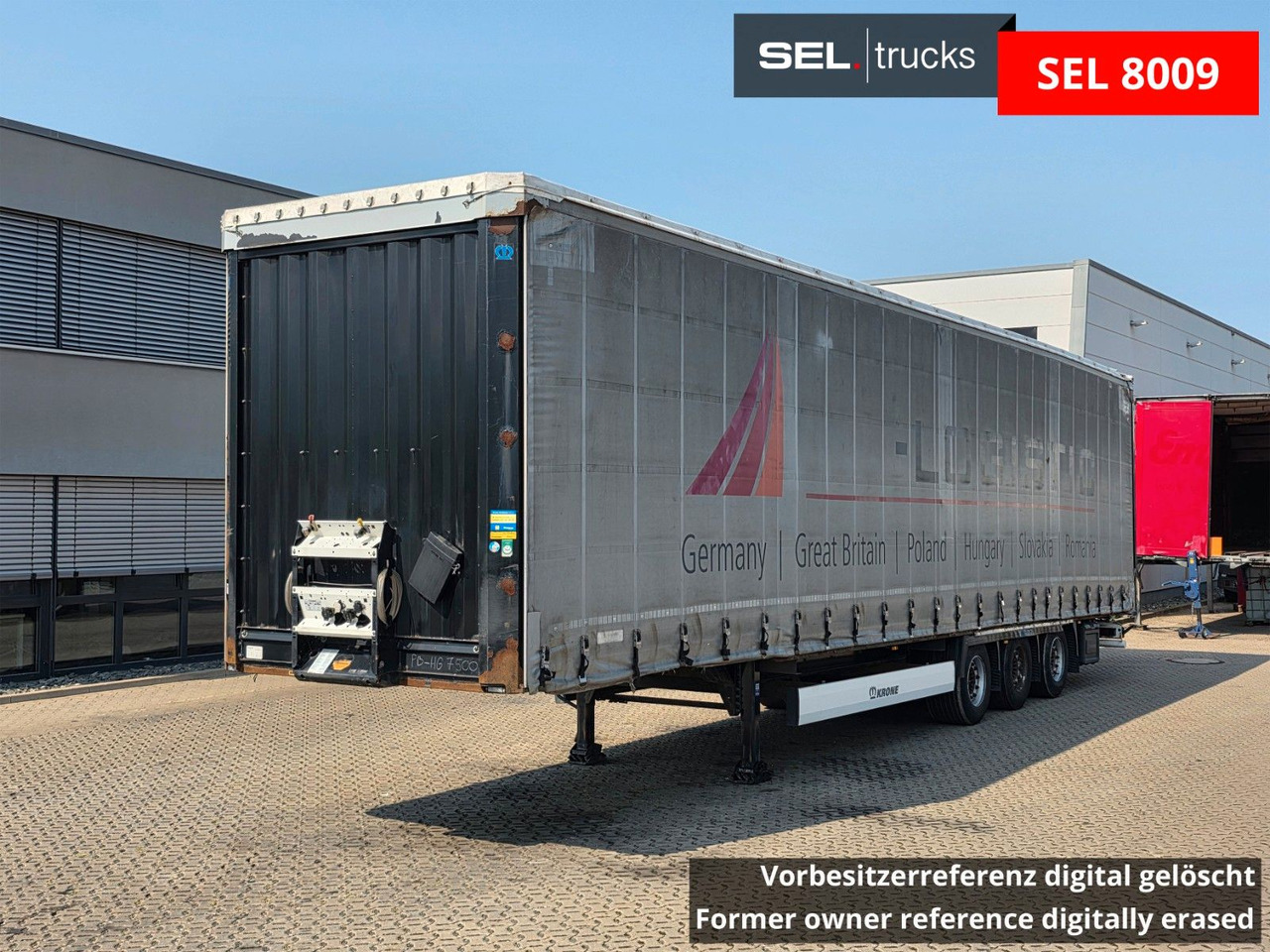 Krone SD / Hubdach / EDSCHA / Mega - Semirremolque lona: foto 1 Krone SD / Hubdach / EDSCHA / Mega - Semirremolque lona: foto 1