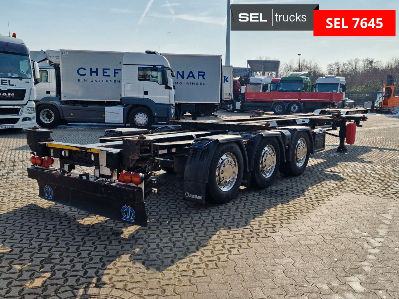 Krone SD / Teleskop / Liftachse - Semirremolque portacontenedore/ Intercambiable: foto 5 Krone SD / Teleskop / Liftachse - Semirremolque portacontenedore/ Intercambiable: foto 5