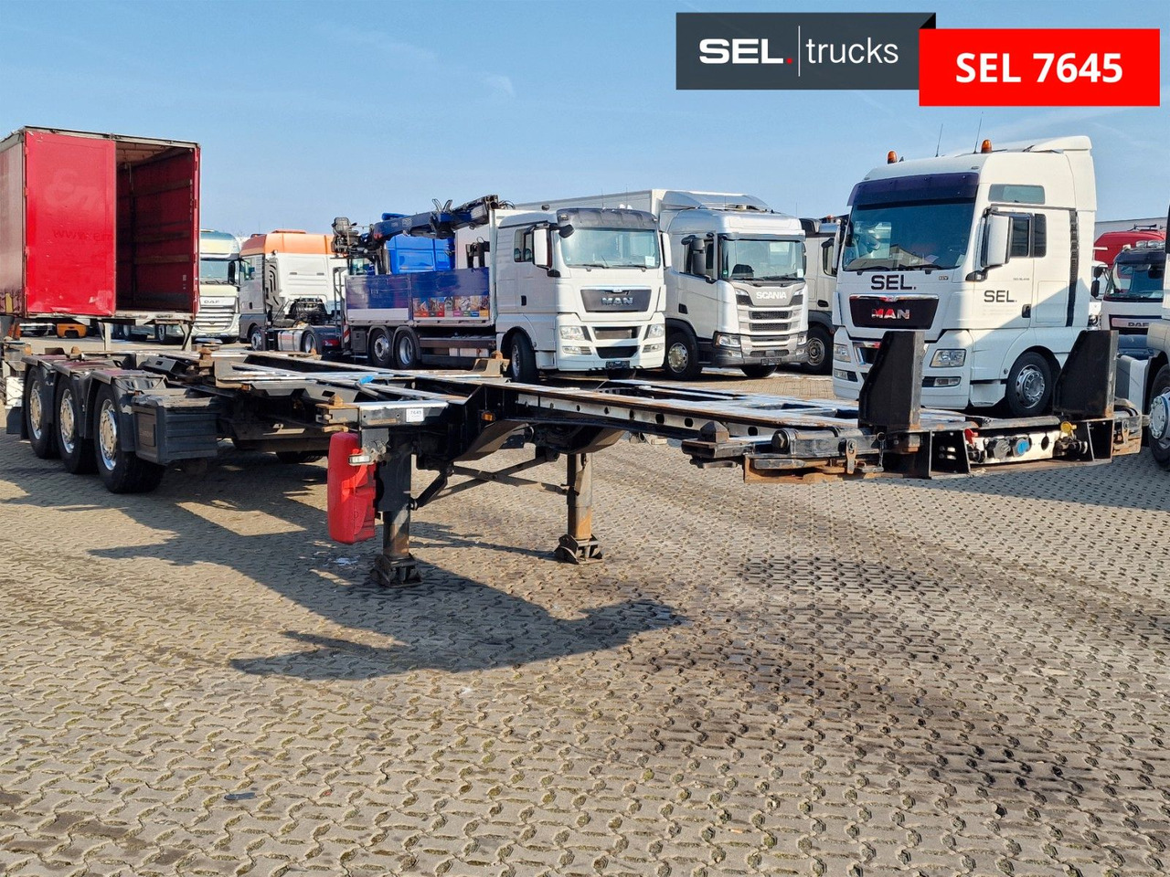 Krone SD / Teleskop / Liftachse - Semirremolque portacontenedore/ Intercambiable: foto 3 Krone SD / Teleskop / Liftachse - Semirremolque portacontenedore/ Intercambiable: foto 3