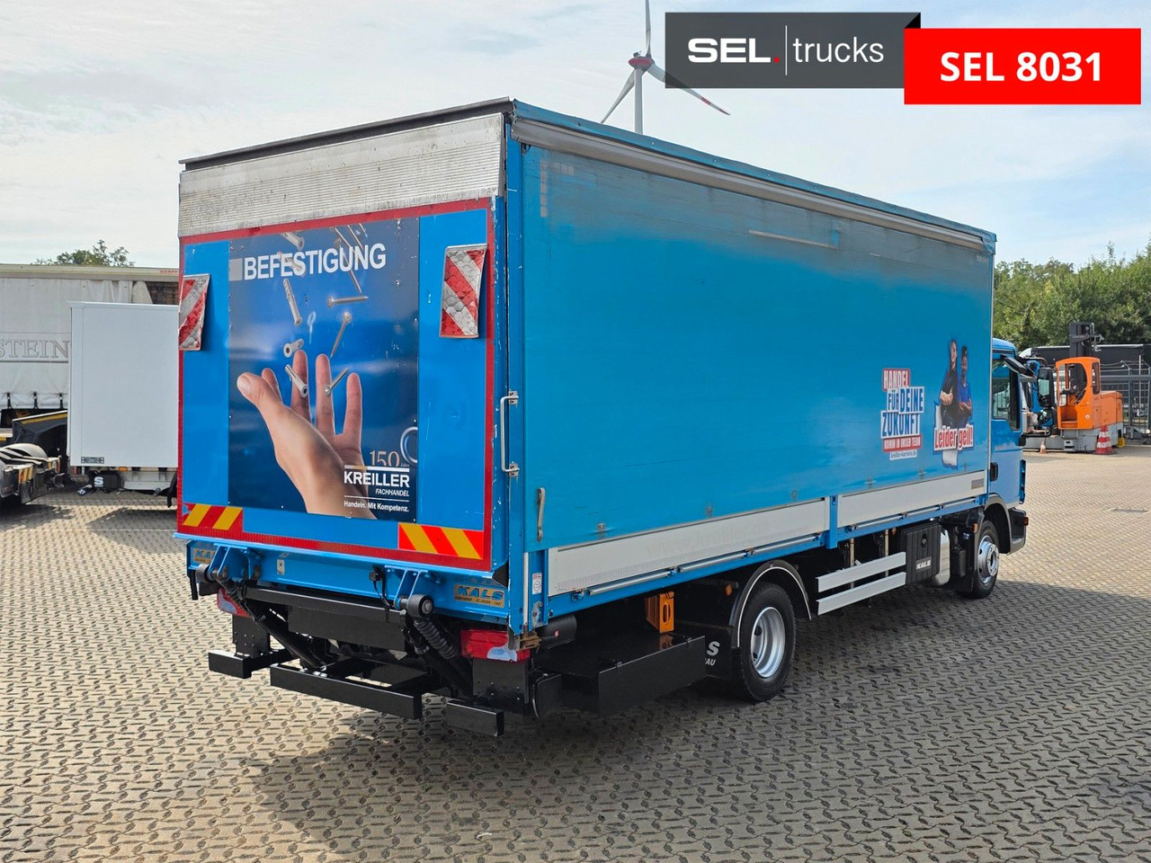 MAN TGL 12.250 4x2 BL / Ladebordwand / Aluklappen - Camión lona: foto 5 MAN TGL 12.250 4x2 BL / Ladebordwand / Aluklappen - Camión lona: foto 5