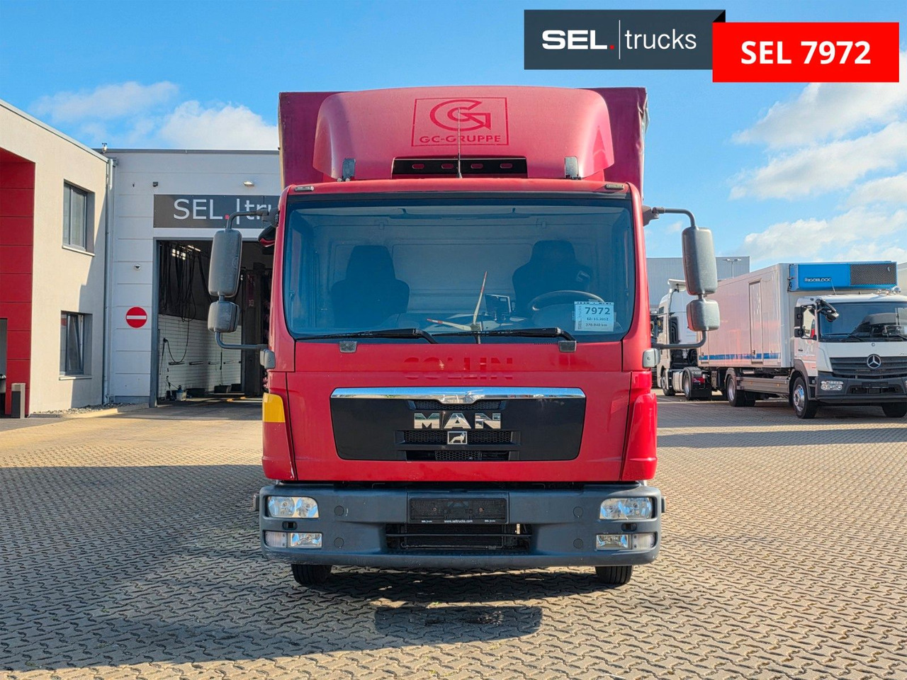 MAN TGL 8.180 4X2 BL / Ladebordwand / Rückfahrkamera - Furgoneta con lona: foto 2 MAN TGL 8.180 4X2 BL / Ladebordwand / Rückfahrkamera - Furgoneta con lona: foto 2