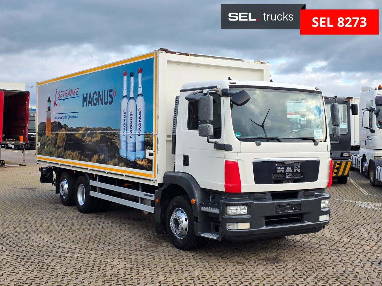 MAN TGM 22.290 6x2-4 LL / Ldbw / Rückfahrk. / Lenkac - Camión transporte de bebidas: foto 3 MAN TGM 22.290 6x2-4 LL / Ldbw / Rückfahrk. / Lenkac - Camión transporte de bebidas: foto 3