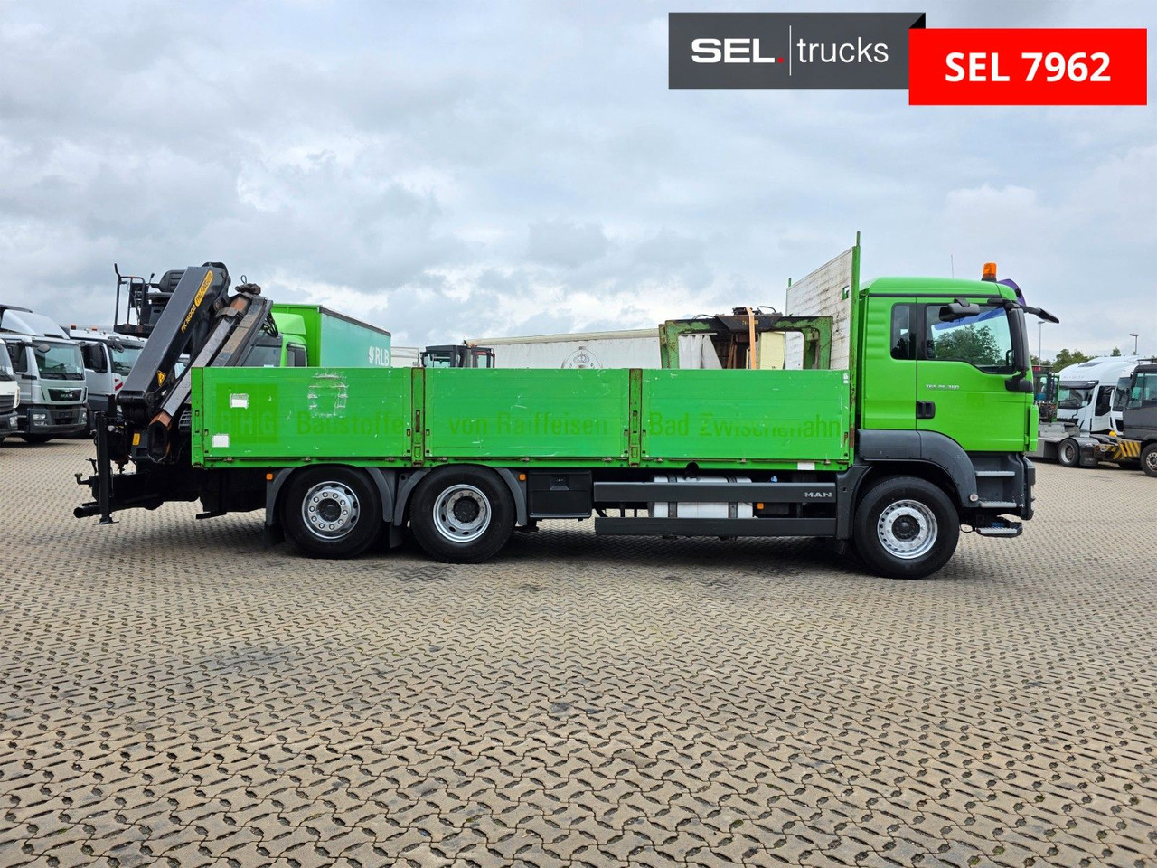 MAN TGS 26.360 6x2-2 BL/ Palfinger 16002 / Lenkachse - Camión grúa: foto 4 MAN TGS 26.360 6x2-2 BL/ Palfinger 16002 / Lenkachse - Camión grúa: foto 4