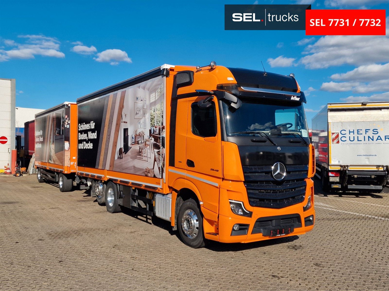 Mercedes-Benz Actros 2548 / Retarder / Aluklappen / 6E - Camión lona: foto 3 Mercedes-Benz Actros 2548 / Retarder / Aluklappen / 6E - Camión lona: foto 3