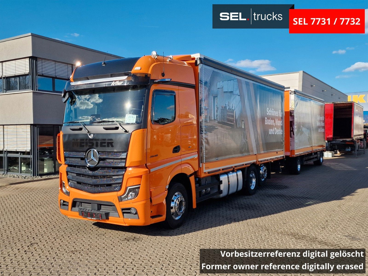 Mercedes-Benz Actros 2548 / Retarder / Aluklappen / 6E - Camión lona: foto 1 Mercedes-Benz Actros 2548 / Retarder / Aluklappen / 6E - Camión lona: foto 1