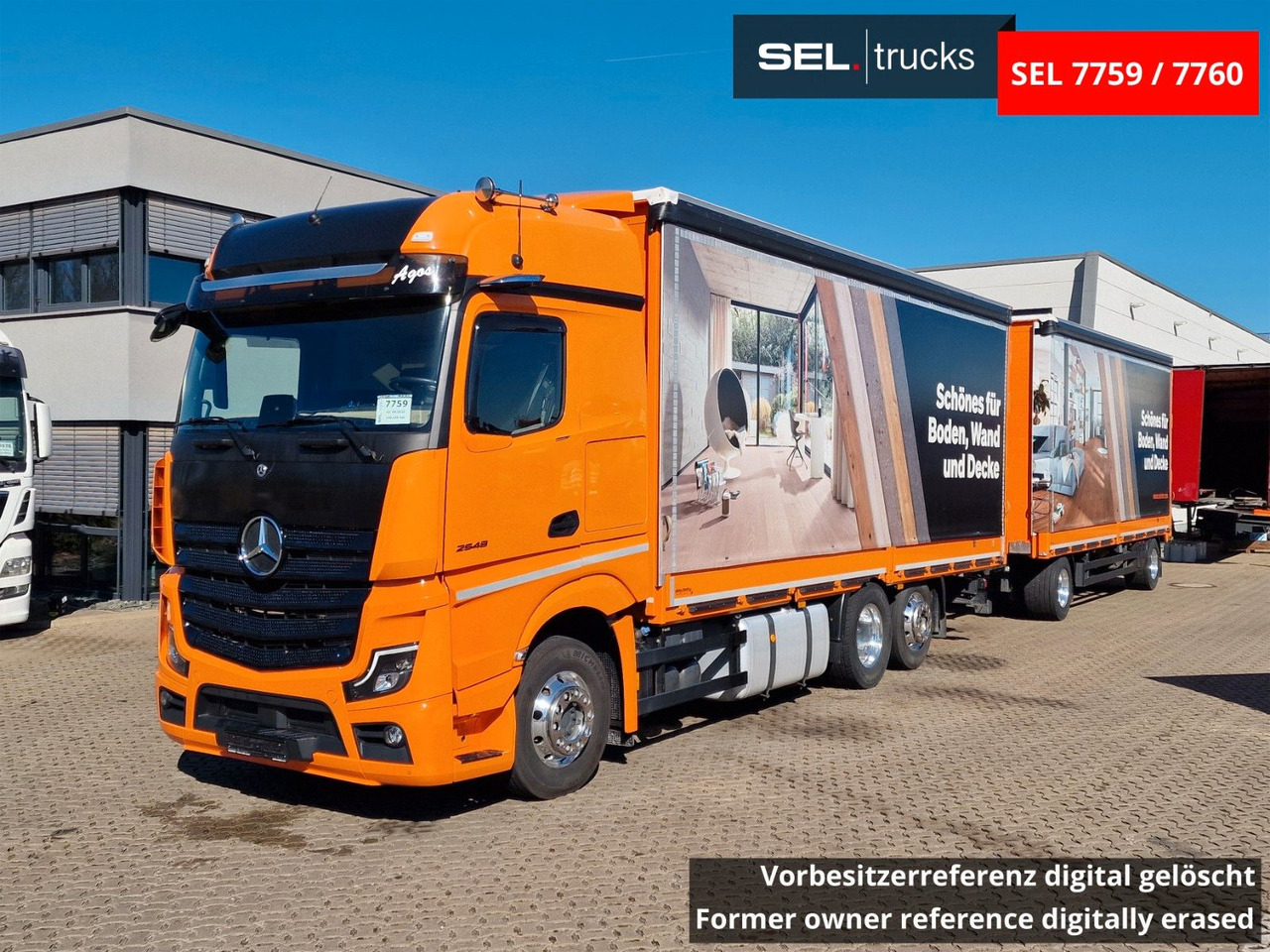 Mercedes-Benz Actros 2548 / Retarder / Euro 6E / Aluklappen - Camión lona: foto 1 Mercedes-Benz Actros 2548 / Retarder / Euro 6E / Aluklappen - Camión lona: foto 1