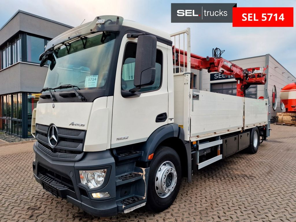Mercedes-Benz Antos 1832 / MKG Kran Mercedes-Benz Antos 1832 / MKG Kran - Camión caja abierta, Camión grúa: foto 2 Mercedes-Benz Antos 1832 / MKG Kran Mercedes-Benz Antos 1832 / MKG Kran - Camión caja abierta, Camión grúa: foto 2