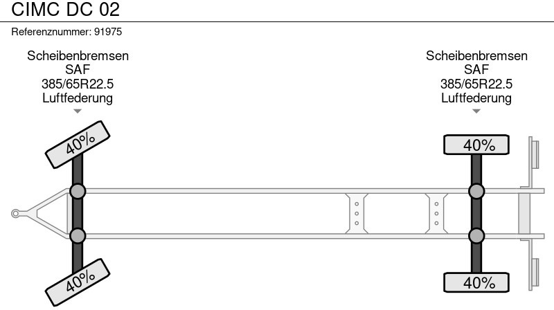 Remolque portacontenedore/ Intercambiable CIMC DC 02: foto 11 Remolque portacontenedore/ Intercambiable CIMC DC 02: foto 11