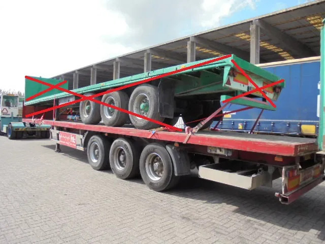 Fruehauf ONCR 39-327 A - Semirremolque plataforma/ Caja abierta: foto 4 Fruehauf ONCR 39-327 A - Semirremolque plataforma/ Caja abierta: foto 4