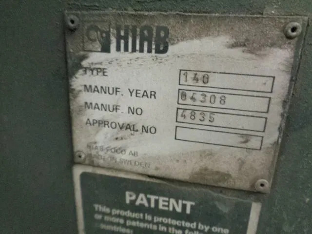 Hiab 140/2 - Brazo: foto 5 Hiab 140/2 - Brazo: foto 5