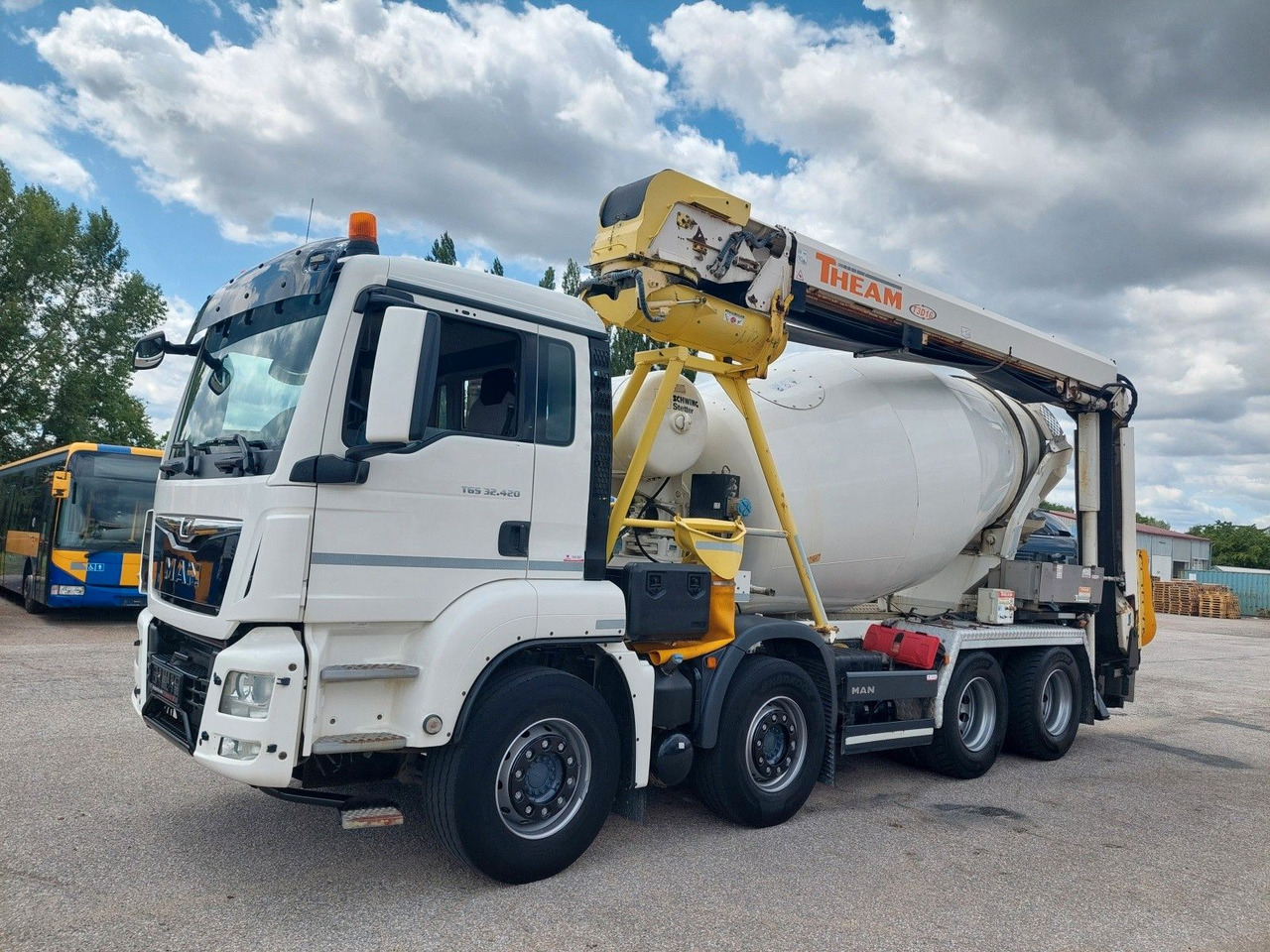 MAN TGS 32.420 BB Stetter AM 8 FHCBL + Theam T3D16 - Camión hormigonera: foto 1 MAN TGS 32.420 BB Stetter AM 8 FHCBL + Theam T3D16 - Camión hormigonera: foto 1