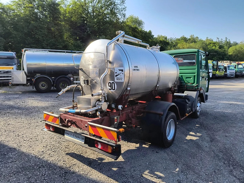 Camión cisterna para transporte de leche Renault Midliner S135 - ONLY 54 400KM - SMALL TANK 3680L INSULATED INOX: foto 5