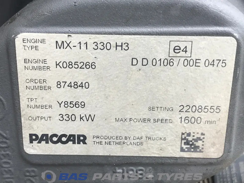 DAF CF Euro 6 - Motor para Camión: foto 5 DAF CF Euro 6 - Motor para Camión: foto 5