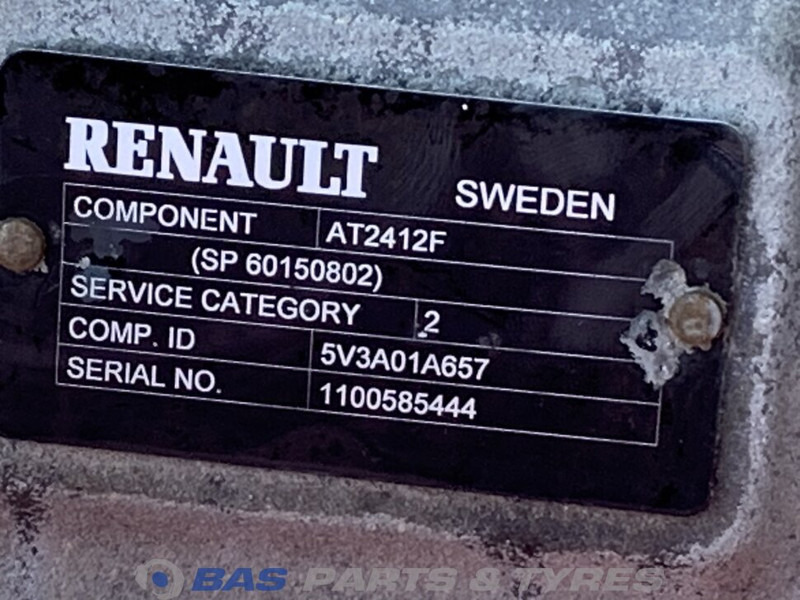 Renault T-Serie AT2412F Optidrive Versnellingsbak G0941 - Caja de cambios para Camión: foto 5 Renault T-Serie AT2412F Optidrive Versnellingsbak G0941 - Caja de cambios para Camión: foto 5