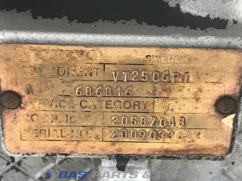 Volvo Volvo VT2506PT Powertronic Versnellingsbak 20587043 - Caja de cambios para Camión: foto 5 Volvo Volvo VT2506PT Powertronic Versnellingsbak 20587043 - Caja de cambios para Camión: foto 5