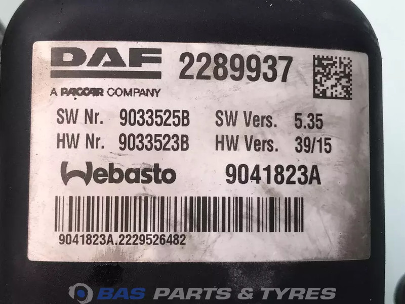 Webasto Thermo Top Pro 38 Standkachel 2289937 - Calefacción/ Ventilación para Camión: foto 4 Webasto Thermo Top Pro 38 Standkachel 2289937 - Calefacción/ Ventilación para Camión: foto 4