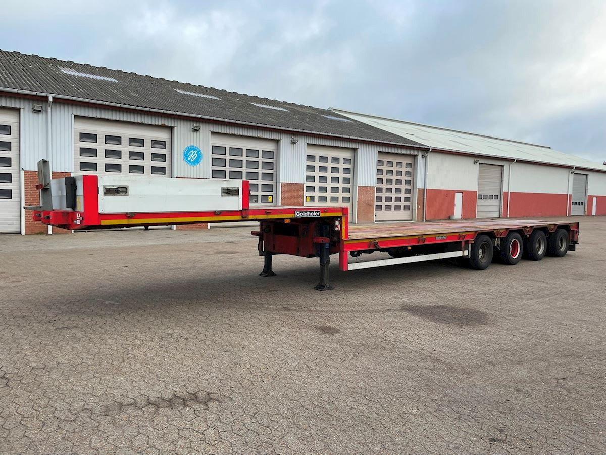 Goldhofer STN-L 4 - Semirremolque plataforma/ Caja abierta: foto 1 Goldhofer STN-L 4 - Semirremolque plataforma/ Caja abierta: foto 1