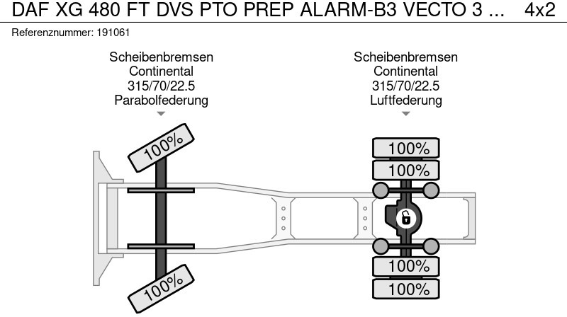 DAF XG 480 FT DVS PTO PREP ALARM-B3 VECTO 3 - COMING SOON - Cabeza tractora: foto 2 DAF XG 480 FT DVS PTO PREP ALARM-B3 VECTO 3 - COMING SOON - Cabeza tractora: foto 2