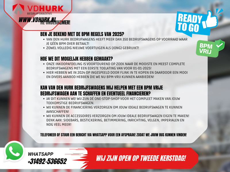 Furgón, Furgoneta combi Fiat Ducato 2.2 MJ 180 pk Aut. L3H2 DC Dubbel Cabine BPM VRIJ! 6 Pers./ 2x Schuifdeur/ Climate/ 2.5t Trekverm./ Cruise/ Camera/ Trekhaak: foto 8