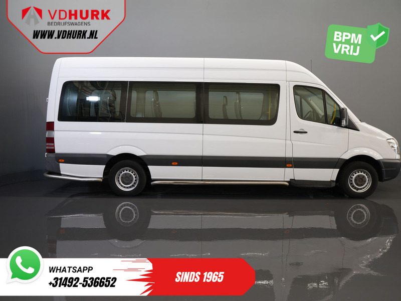 Minibús, Furgoneta de pasajeros Mercedes-Benz Sprinter 313 2.2 CDI L3H2 €10.890,- incl BTW (BPM VRIJ) EXPORT Combi/ 9 Persoons/ Kombi/ 9P/ Rearbar/ Sidebars/ Airco/ Rolstoellift: foto 11