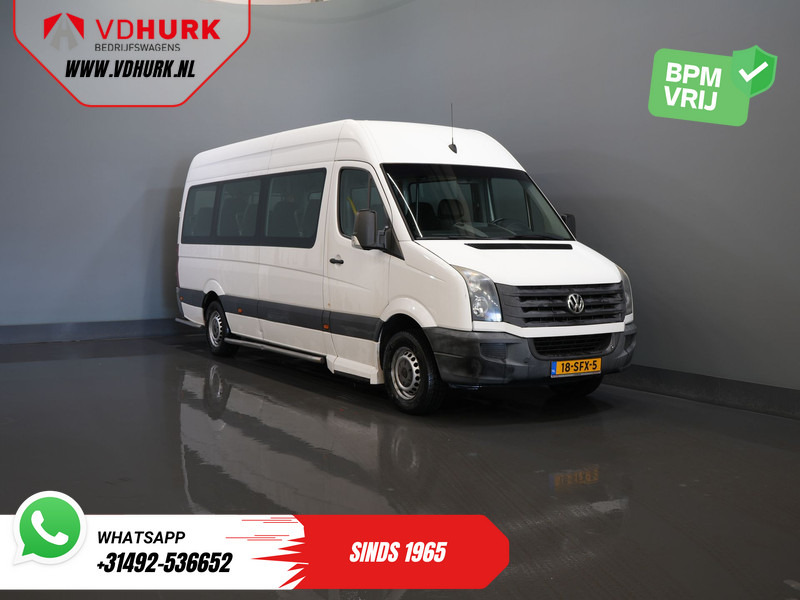 Volkswagen Crafter 35 2.0 TDI L3H2 EXPORT ONLY! €9.559 incl BTW/BPM Rolstoellift/ 9 Pers/ 9P/ Sidebars/ Rearbar/ Airco - Minibús, Furgoneta de pasajeros: foto 1 Volkswagen Crafter 35 2.0 TDI L3H2 EXPORT ONLY! €9.559 incl BTW/BPM Rolstoellift/ 9 Pers/ 9P/ Sidebars/ Rearbar/ Airco - Minibús, Furgoneta de pasajeros: foto 1
