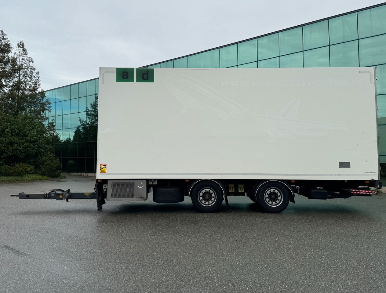 DRACO MZS 218 Wipkar 750 x 250 x 290 CM Inside Tail Lift 2021 TRS Iceland TOP Condition NL Trailertrailer - Remolque caja cerrada: foto 2 DRACO MZS 218 Wipkar 750 x 250 x 290 CM Inside Tail Lift 2021 TRS Iceland TOP Condition NL Trailertrailer - Remolque caja cerrada: foto 2