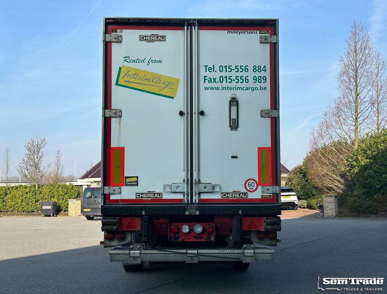 Renders Chereau Carrier Maxima 1300 Steering Axle Tail Lift Belgium Trailer - Semirremolque frigorífico: foto 4 Renders Chereau Carrier Maxima 1300 Steering Axle Tail Lift Belgium Trailer - Semirremolque frigorífico: foto 4