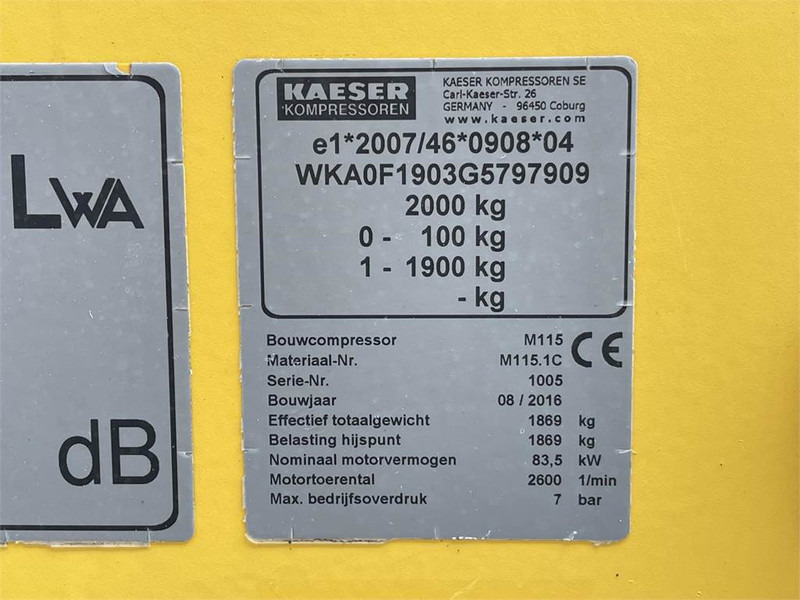Kaeser M 115 - N - Compresor de aire: foto 5 Kaeser M 115 - N - Compresor de aire: foto 5