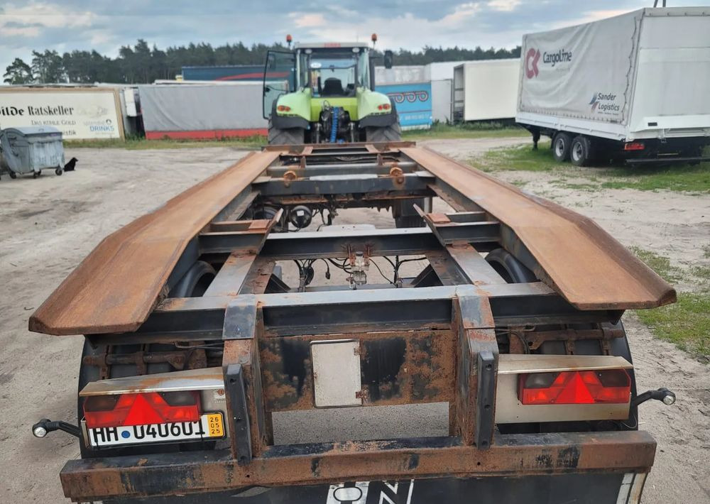 Remolque multilift/ Portacontenedores de cadenas Huffermann Przyczepa do hakowca Huffermann: foto 1