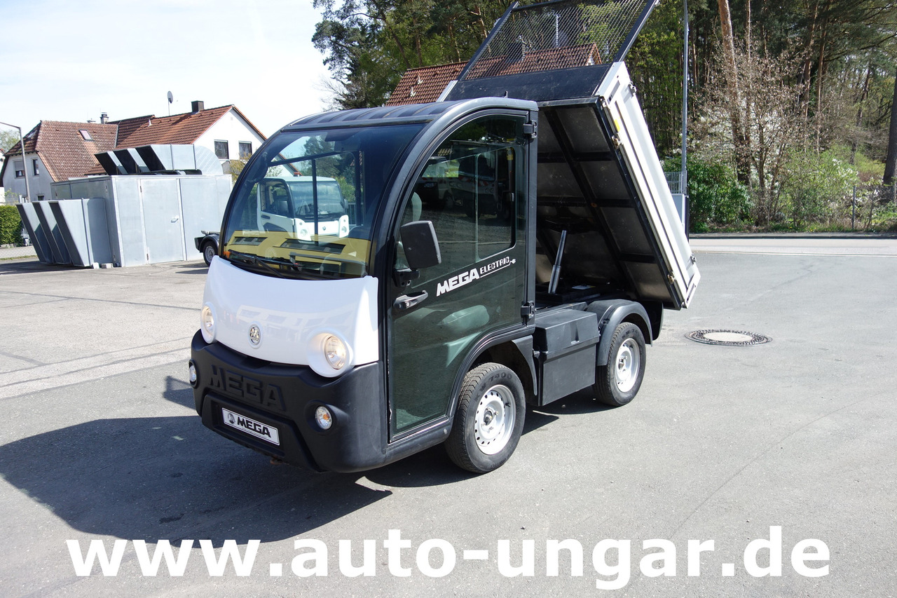 Vehículo utilitario eléctrico Aixam MEGA RM H8 kurzer Radstand Kipper AHK Bj. 2016 weiß 40km/h: foto 1
