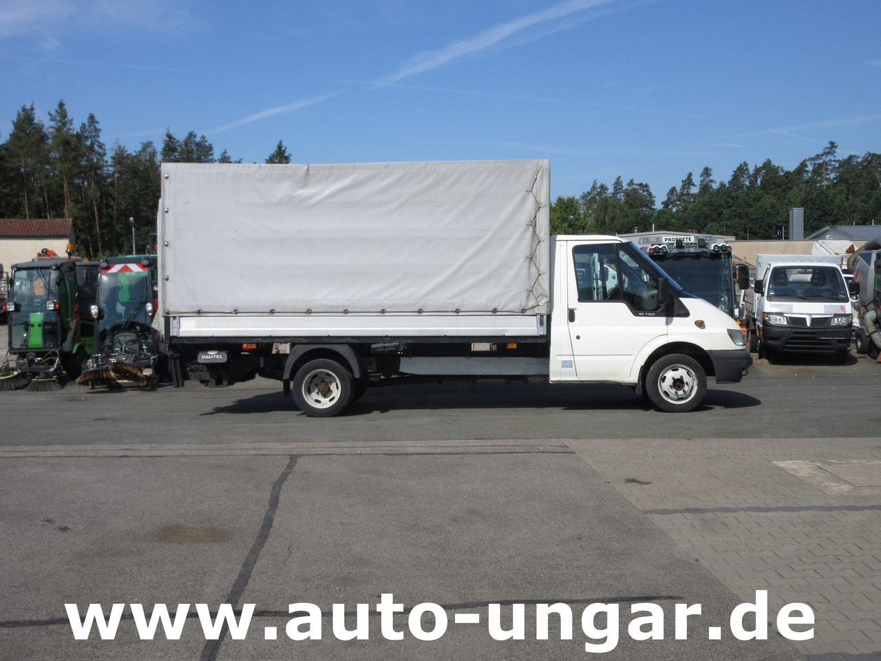 Ford Transit 90T350 Tourneo 3.500kg Pritsche & Plane Dautel LBW AHK - Furgoneta con lona: foto 1 Ford Transit 90T350 Tourneo 3.500kg Pritsche & Plane Dautel LBW AHK - Furgoneta con lona: foto 1
